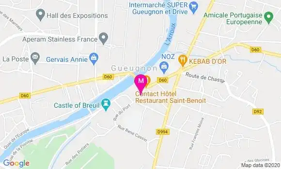 Localisation Dr Bruno Carrat
