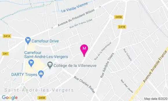 Localisation Dr Philippe Bertaud