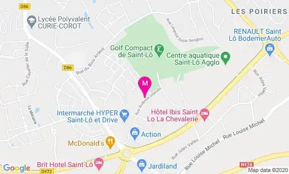 Localisation Dr Eric Domer