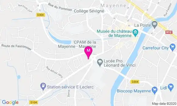Localisation Dr Emmanuel Leballais