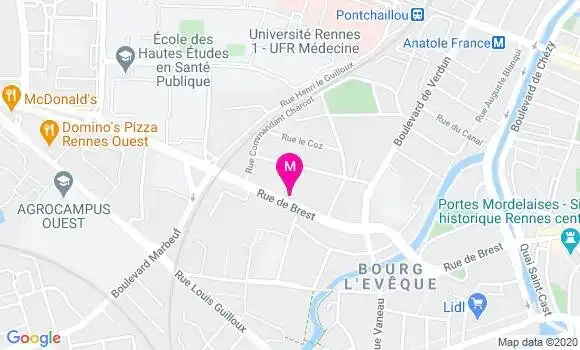 Localisation Dr Alain Onghena