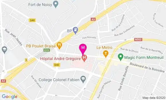 Localisation Dr Arnaud Koubbi