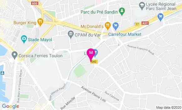 Localisation Dr Vincent Navarre
