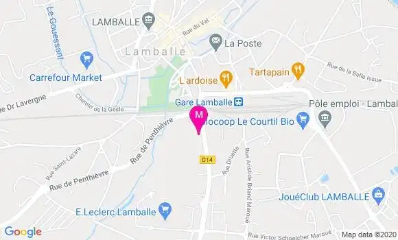 Localisation Dr Daniel Pertuisel