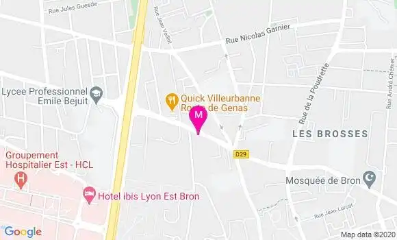 Localisation Dr Serge Guilhen