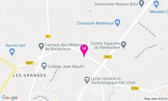 Localisation Dr Bertrand Mouillet