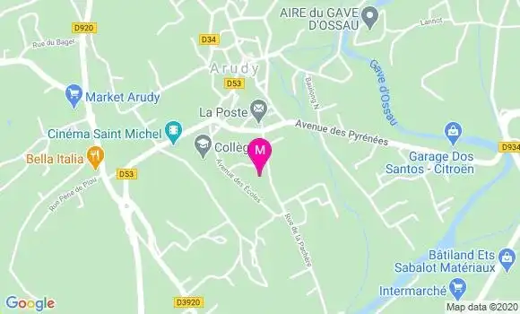 Localisation Dr Jean Gazel