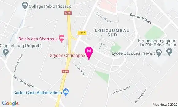 Localisation Dr Christophe Gryson