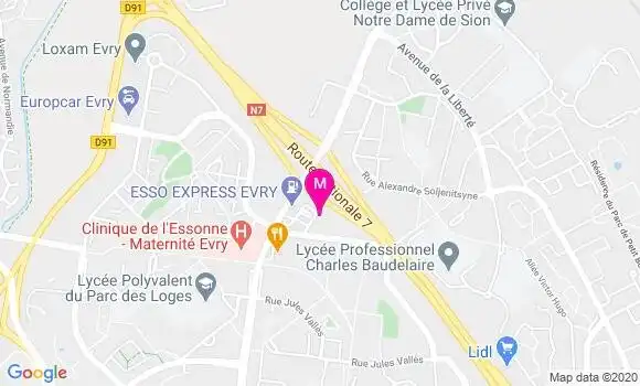 Localisation Dr David Lejeune