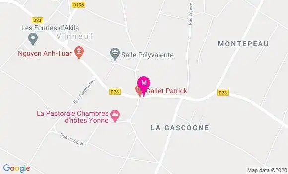 Localisation Dr Patrick Gallet