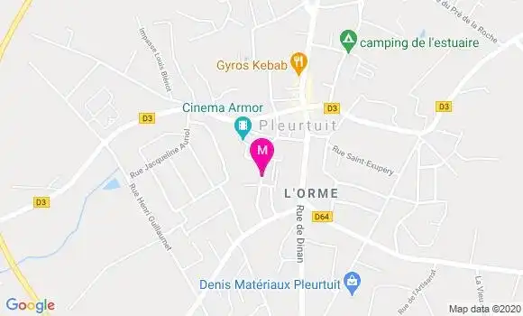 Localisation Dr Antoine Alduc
