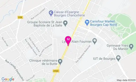 Localisation Dr Eric Biraud