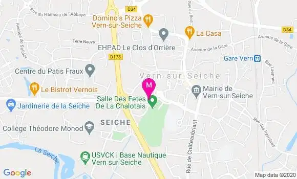 Localisation Dr Philippe Le Clainche