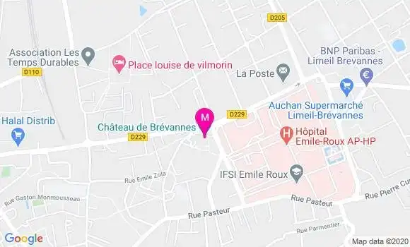 Localisation Dr Brigitte Hamon