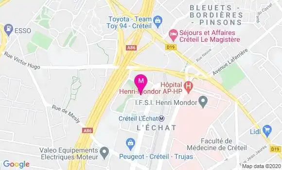 Localisation Dr Georget Weber