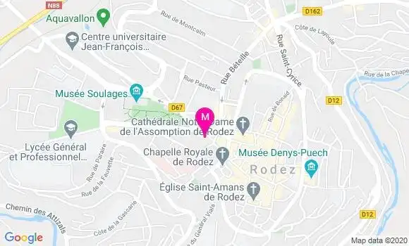 Localisation Dr Georges André Darde