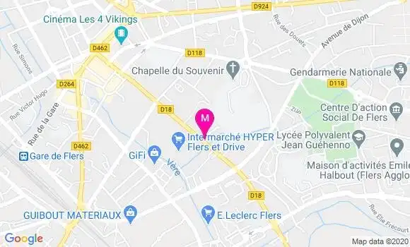 Localisation Dr Emmanuel Chantrel