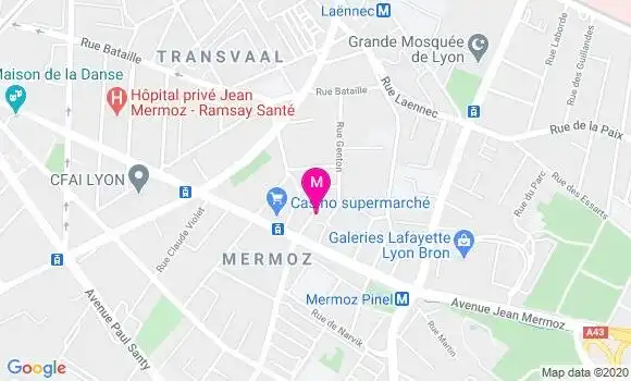 Localisation Dr Laurent Chapuis