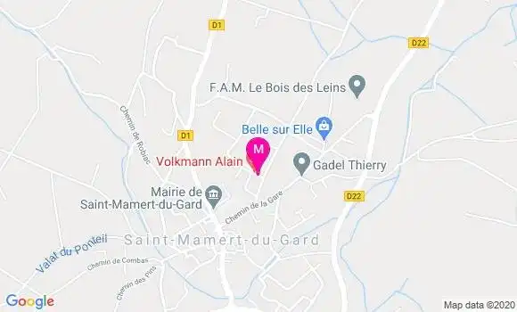 Localisation Dr Alain Volkmann