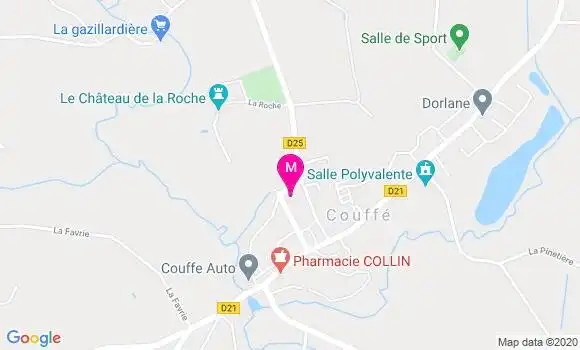 Localisation Dr Jean Yves Bazin