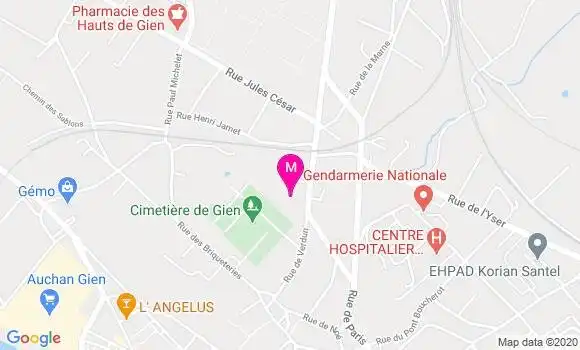 Localisation Dr Denis Depardieu
