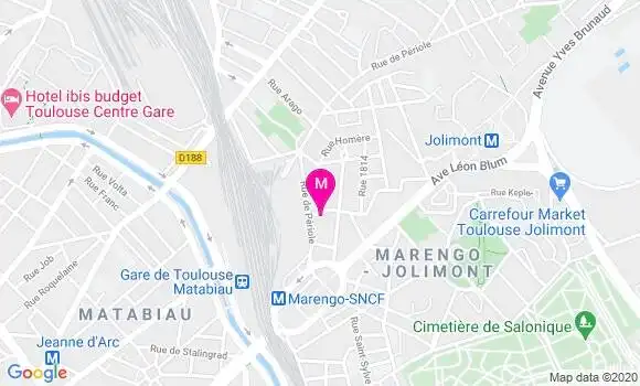 Localisation Dr Pierre Olivier Hebrard