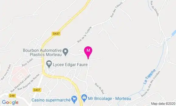 Localisation Dr Gilles Perriguey
