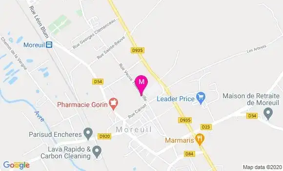 Localisation Dr Christian Tiret
