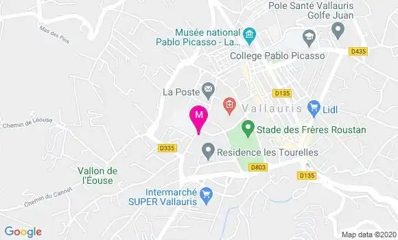Localisation Dr Bernard Thibaud