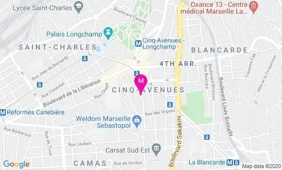 Localisation Dr Vincent Rouzaud