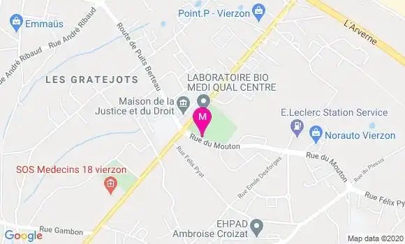Localisation Dr Jacques Marteau