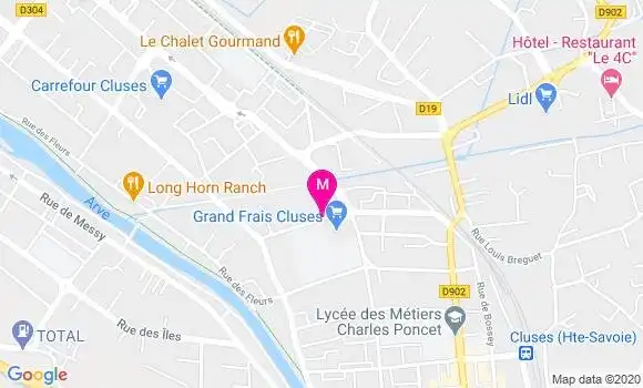 Localisation Dr Vincent Bonaldi