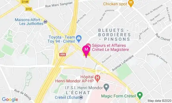 Localisation Dr Frédéric Pigneur