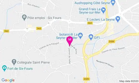 Localisation Dr Dorian Ivaldi
