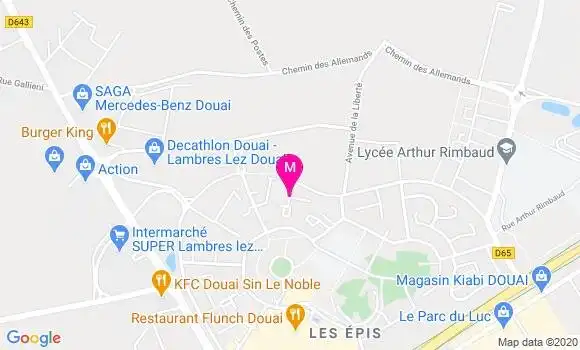 Localisation Dr Jean Louis Gobinet