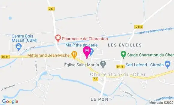 Localisation Dr André Courseau