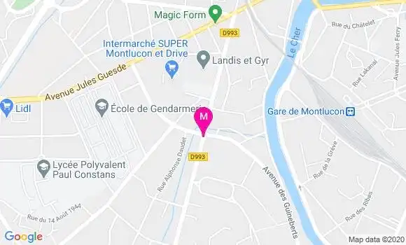 Localisation Dr Alain Degeorge