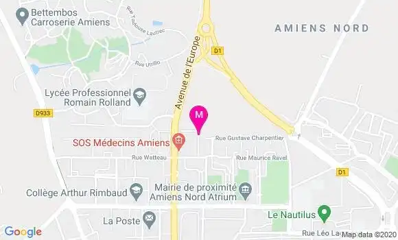 Localisation Dr Martine Dekens