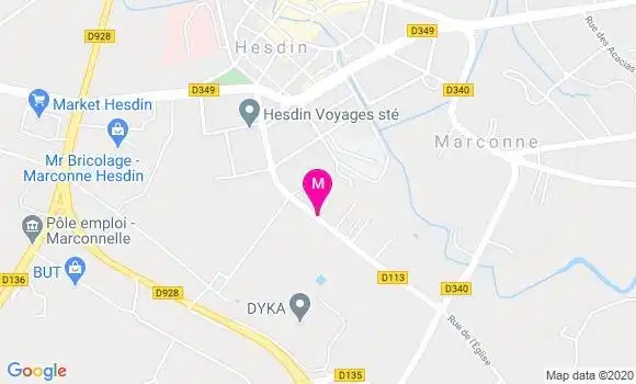 Localisation Dr Daniel Anache