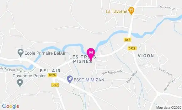Localisation Dr Thierry Vigouroux