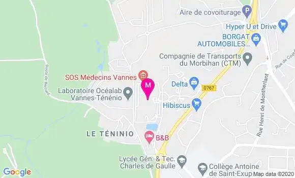 Localisation Dr Antoine Lavenne