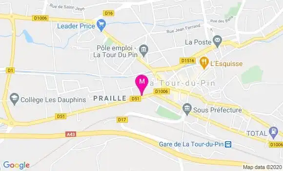 Localisation Dr Olivier Chameroy
