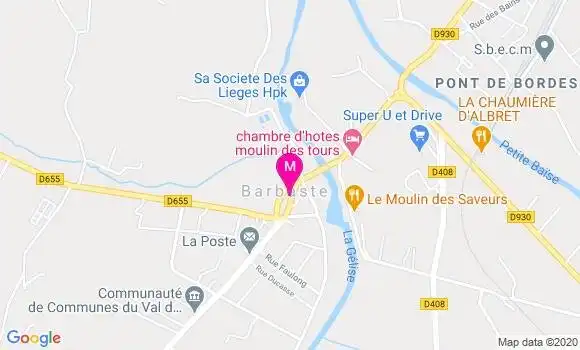 Localisation Dr Philippe Bordes