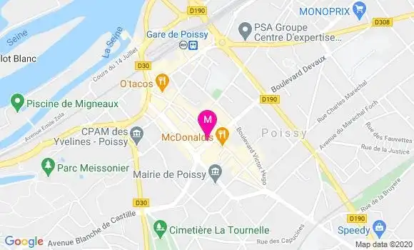 Localisation Dr Philippe Dompeyre