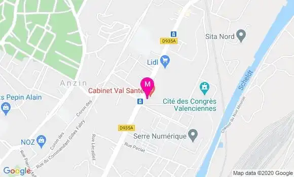 Localisation Dr Christine Lejeune Allard