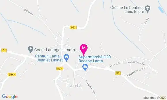 Localisation Dr Bertrand Jamme de Lagoutine