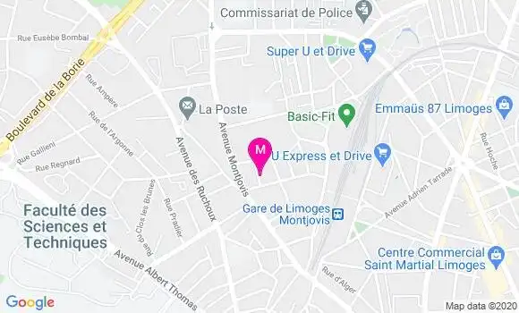 Localisation Dr Marie Laurence Rousseau Deletang
