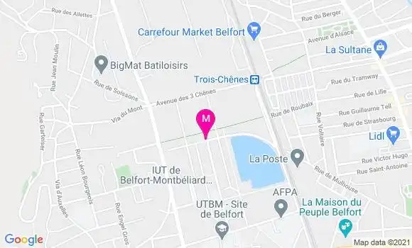 Localisation Dr Gilles Ribstein