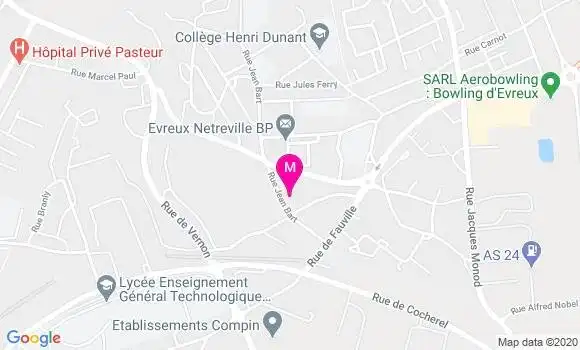 Localisation Dr Jean Paul Ben Mouhoub
