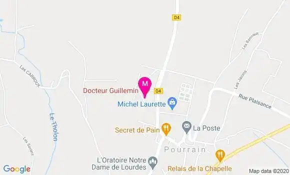 Localisation Dr Laurent Guillemin